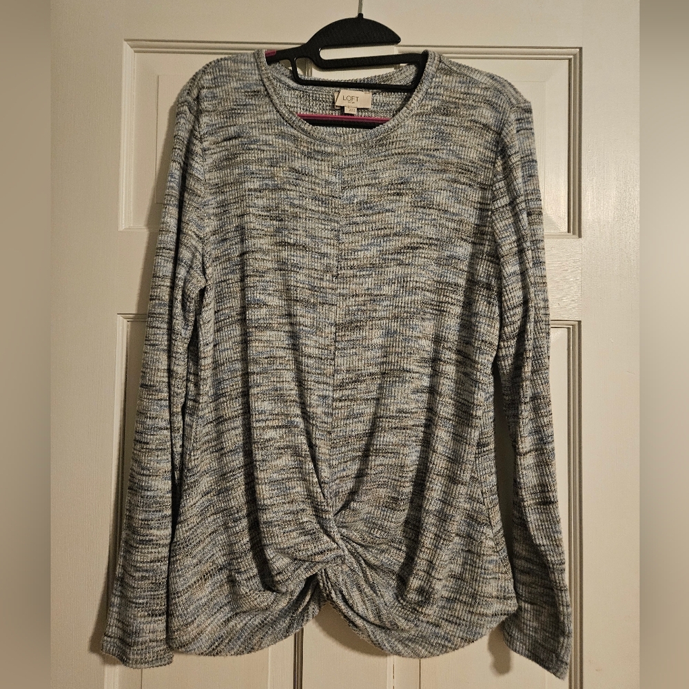 NEW Loft twist-front Knit top
